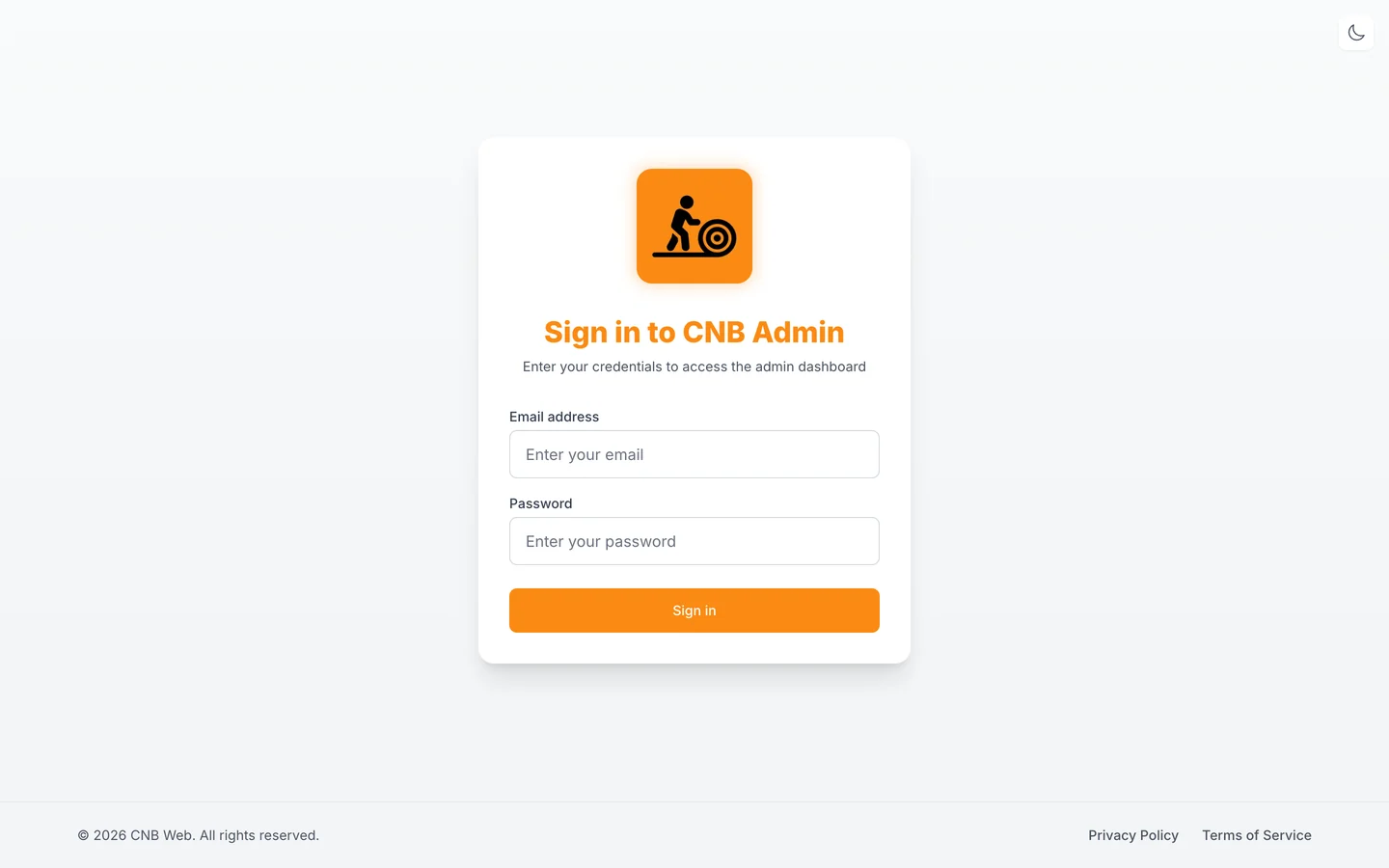 CNB admin and team inbox