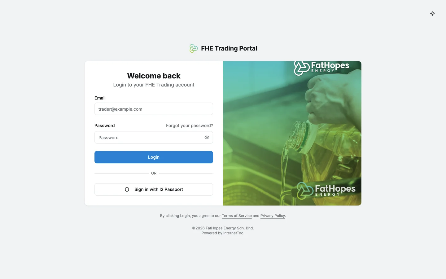 FHE trading portal