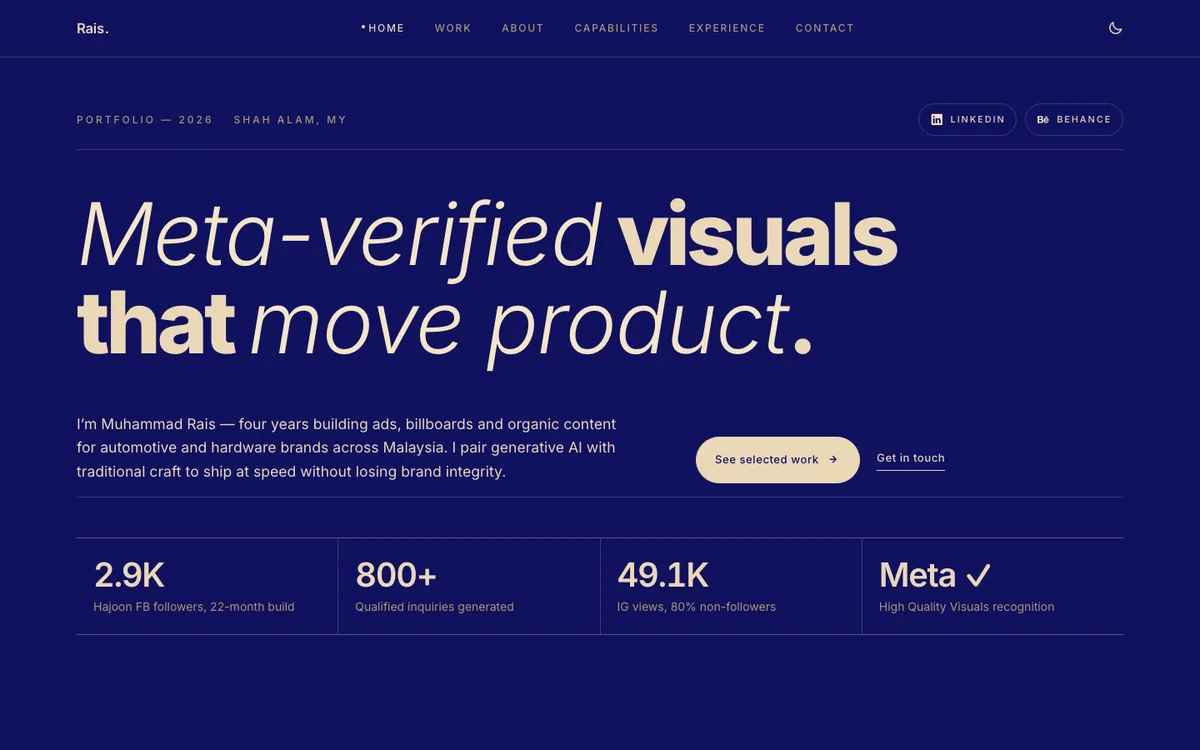 Rais creative portfolio